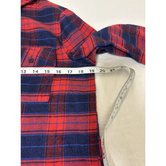 Rue 21 Women’s Size M Flannel Plaid Button Up Western Rodeo Barn Chore Cowgirl - Picture 9 of 10